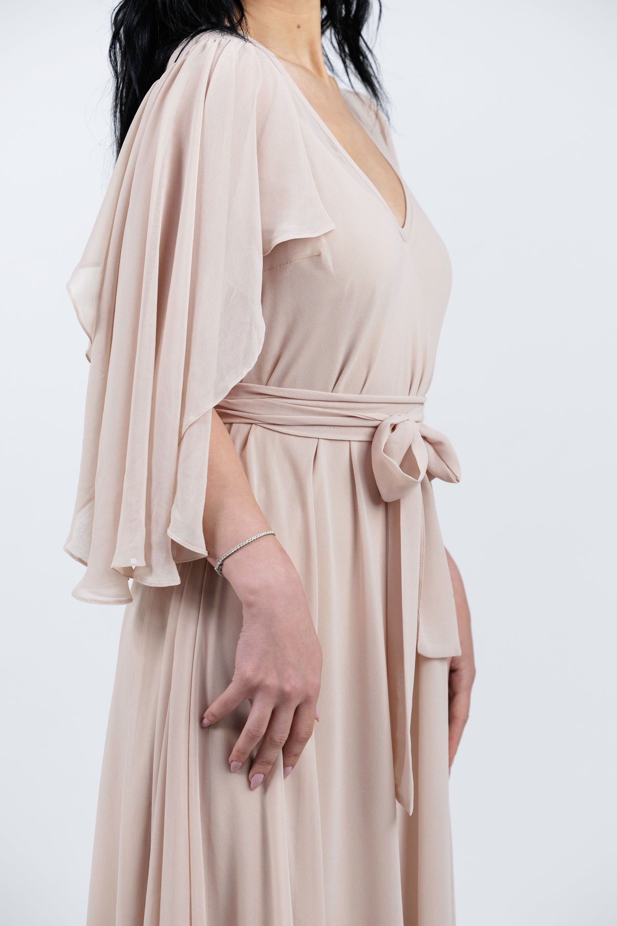 The Amira Gown – Rose Sand