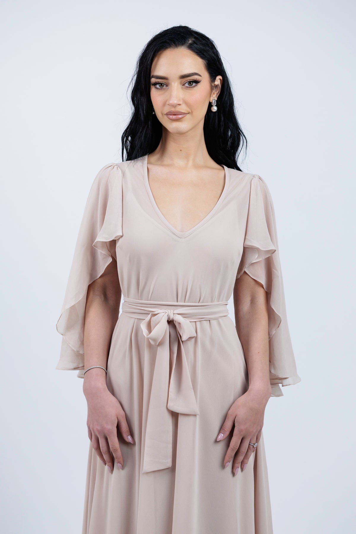 The Amira Gown – Rose Sand