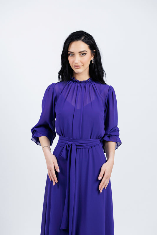 Ivanka Dress – Deep Violet